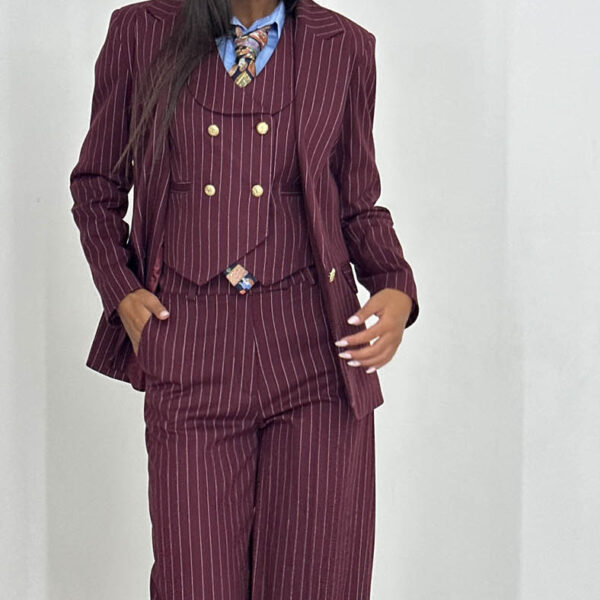 TAILLEUR GESSATO CON GILET